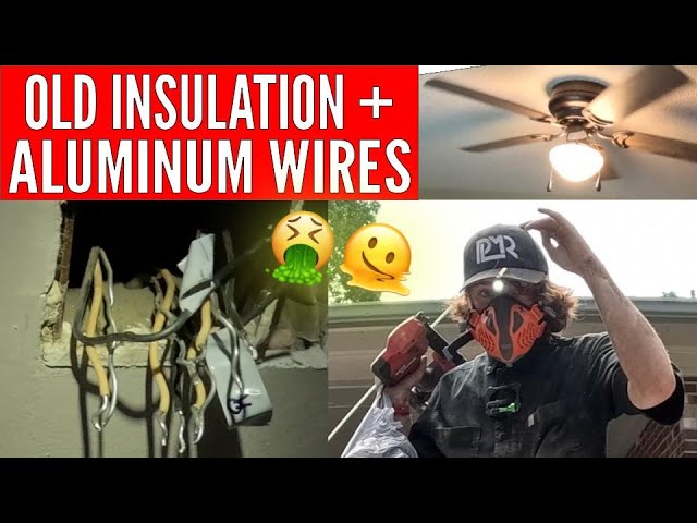 ⚠️WATCH ME WORK - Licensed Electrician - NEW Switch and Fan, ALUMINUM WIRING