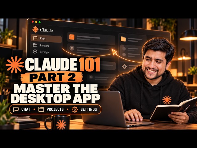 Claude 101 Part 2 | Master the Claude Desktop App | Chat, Projects & Settings