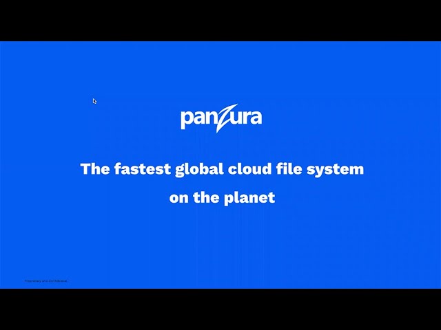 Panzura Demo: The Fastest Cloud File Sharing System