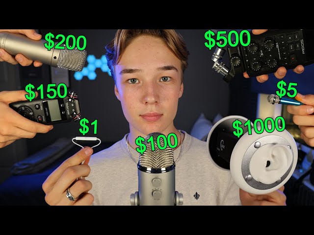 $1 Microphone VS $1,000 Microphone ASMR #3