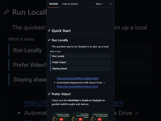 Tau - Fullstack Workspace for Humans & Machines