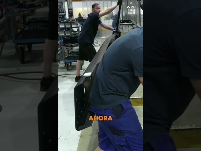 CÓMO SE FABRICA UN VEHÍCULO: Paso a paso de la construcción del chasis! | WELT #shorts