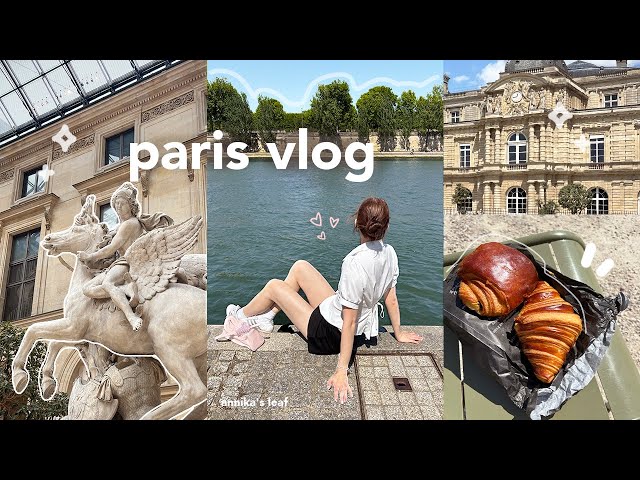 my first time in france 🥐 a few days in paris, vintage shopping, art museums, food & eiffel tower