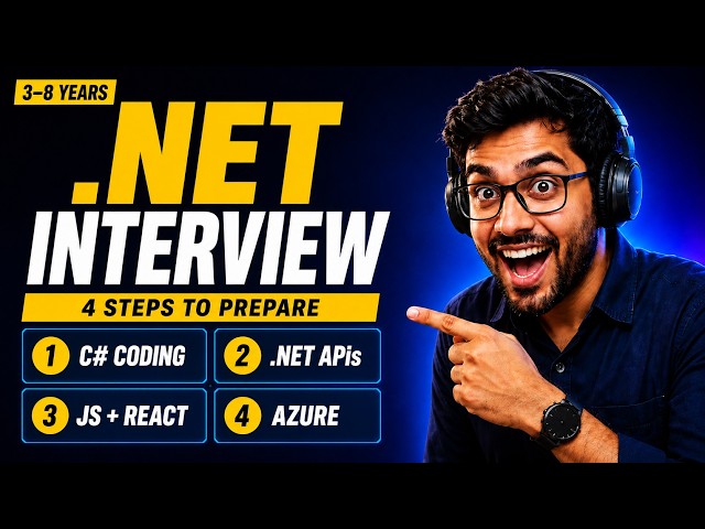 3-8 Years Experience? Here Is What Your .NET Interview Actually Looks Like
