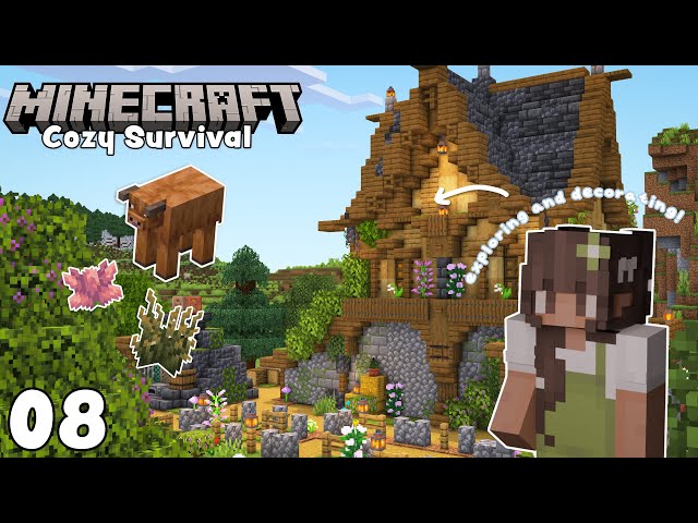 Spring to Life Update! | Cozy Minecraft Survival Let's Play - Ep. 08 🐝