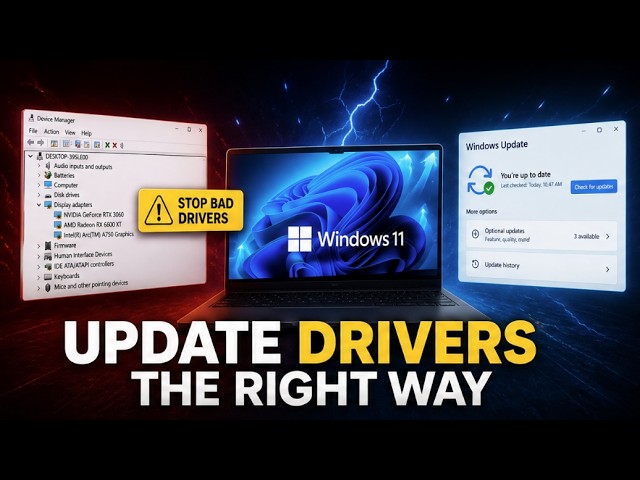 The Right Way to Update Nvidia, AMD, and Intel Drivers on Windows 11