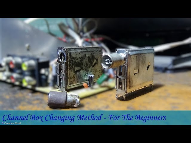 How To Change Channel Box Of CRT Color Television - For The Beginners (Very Useful)