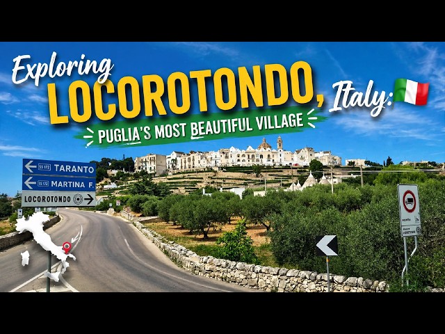 Exploring Locorotondo, Italy 🇮🇹 | Puglia's Most Beautiful White Village & Valle d'Itria