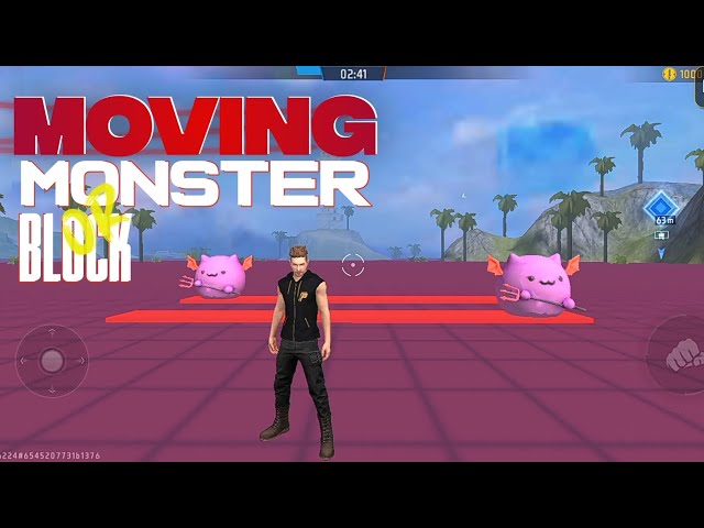 Moving monster free fire craftland maps script | moving block and trigger points | #zomjogaming #ff 