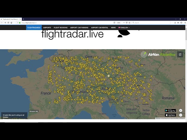 How to use the flight tracker on flightradar.live