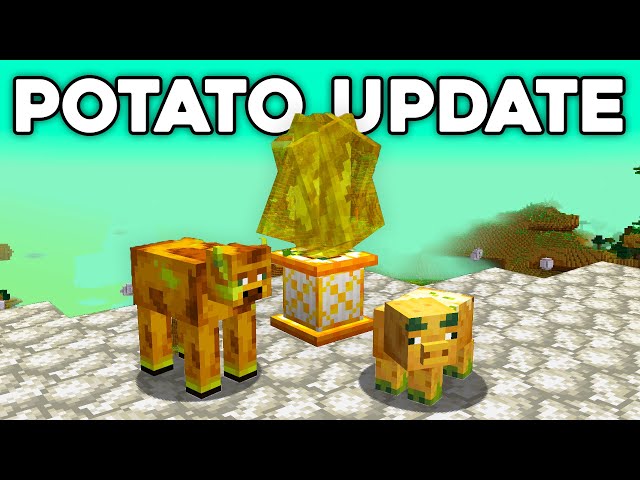 so minecraft added a potato dimension