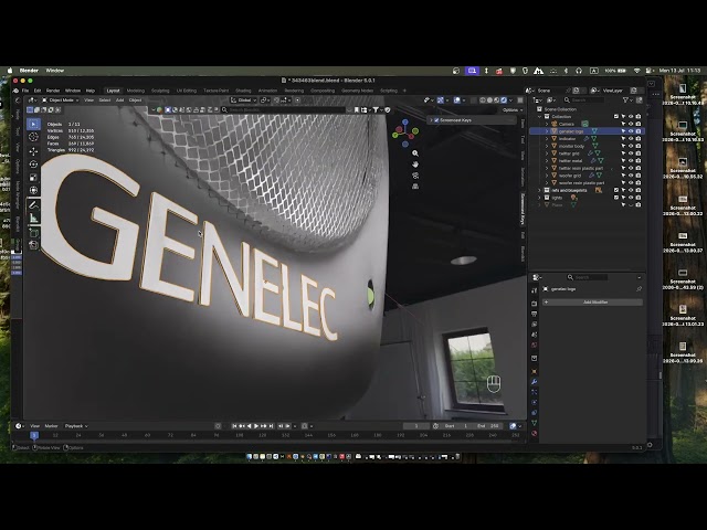 Hard-surface modeling in Blender (course preview)