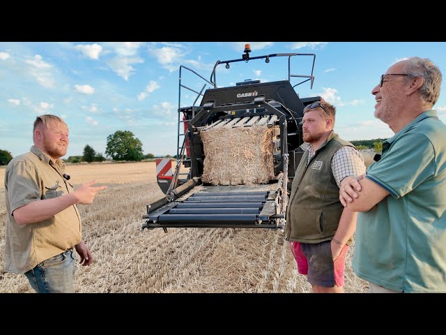 Kaleb gives us a tour round his new big baler & I explain why we're baling all the straw this year