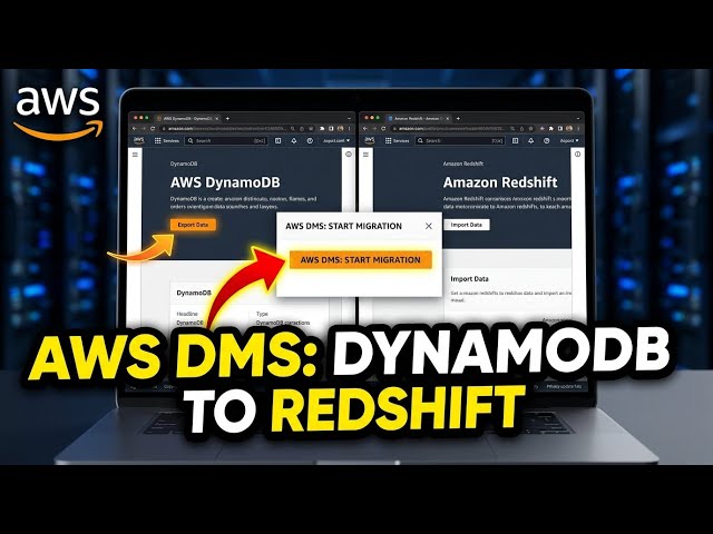 How to transfer data from DynamoDB to Redshift with AWS DMS - Complete Guide