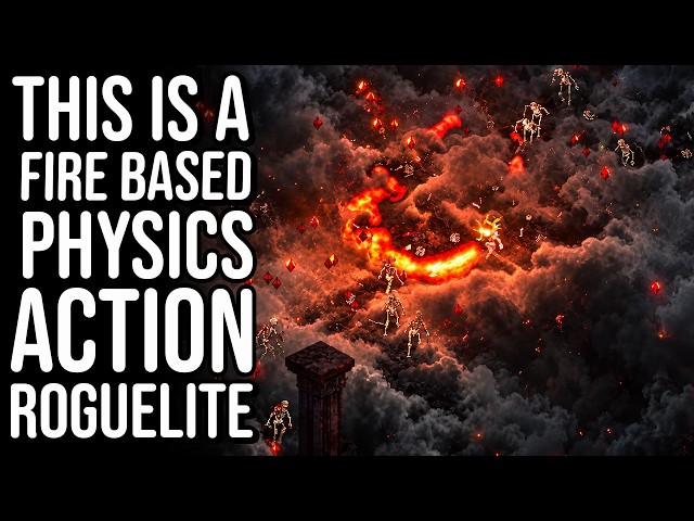 I lit THE ENTIRE MAP on FIRE in this Spellcrafting Roguelite! - Ignitement