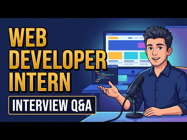 Web Developer Intern Interview Questions and Answers