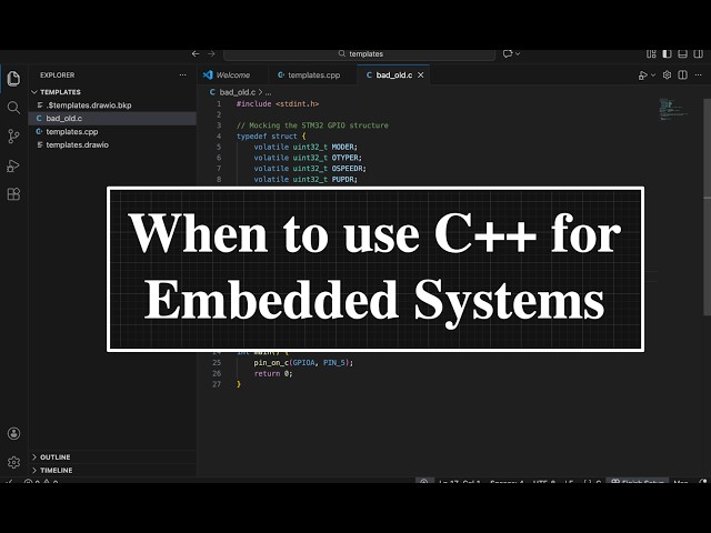 Firmware Engineer C++ Fundamentals | Template Programming for Embedded Systems