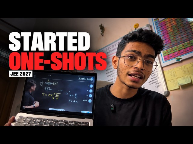 One-Shots Are My New JEE 2027 Strategy