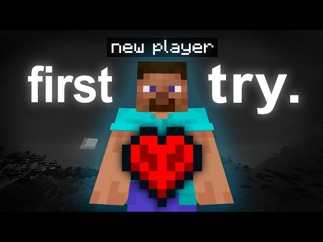 This new player beat Hardcore Minecraft FIRST try.. (I coached him)