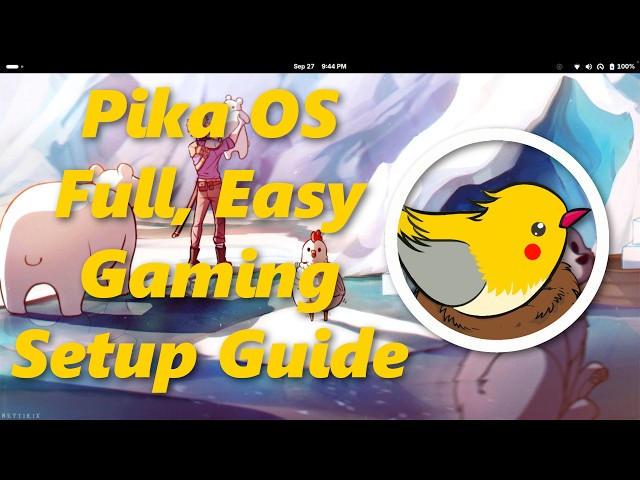PikaOS | Easy Linux Gaming On Debian