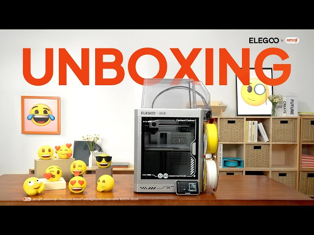 Unboxing  | ELEGOO × emoji® Centauri Carbon 2 Combo
