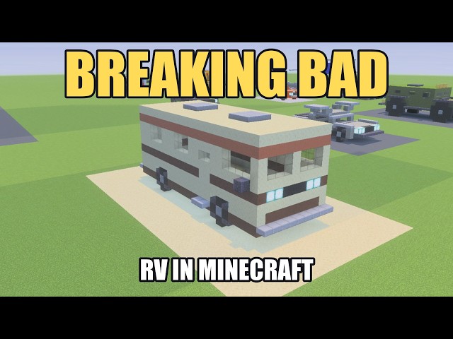 Minecraft Breaking Bad RV Tutorial | Fleetwood Bounder Step by Step