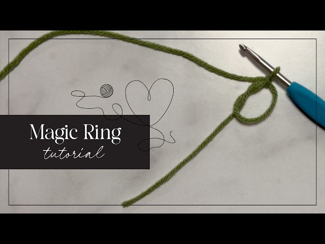 How to Crochet a Magic Ring (Magic Circle) | Step-by-Step Tutorial for Beginners