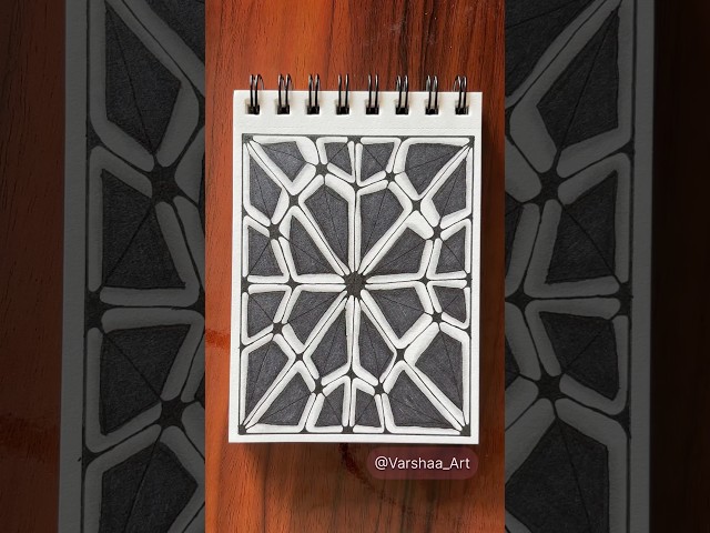 Day 402 - Easy Doodle Art Tutorial #doodle #doodleart #easy #drawing #art #zentangle #zen