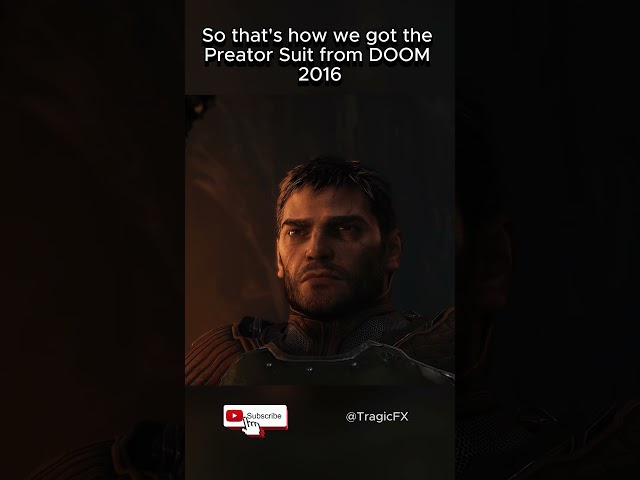 So that's how we got the Praetor Suit from DOOM 2016