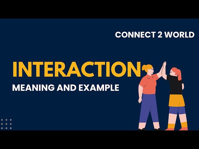 What Does interaction     Means || Meanings And Definitions With interaction    in ENGLISH
