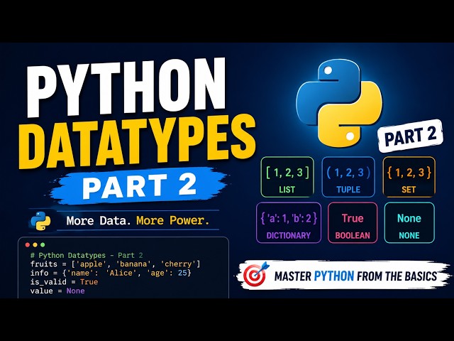 PYTHON DATATYPES PART-2