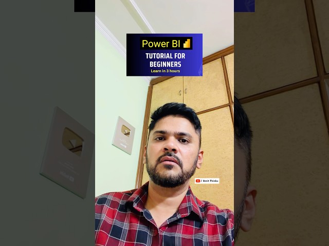 Power BI Free Tutorial | Data Analysis #short #dataanalytics #dataanalyst #amitthinks #bitools