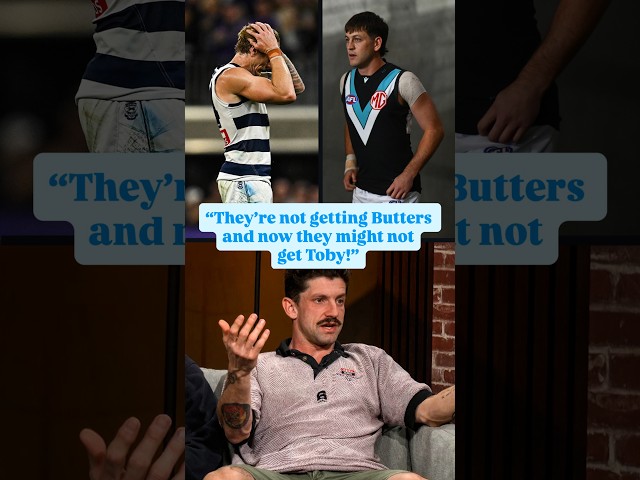 Libba sinks the boot into Geelong after Zak Butters picked the Dogs ☠️ #afl #players