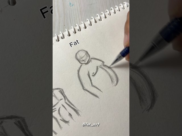 Drawing man body in different shapes #tutorial #art #body #shorts