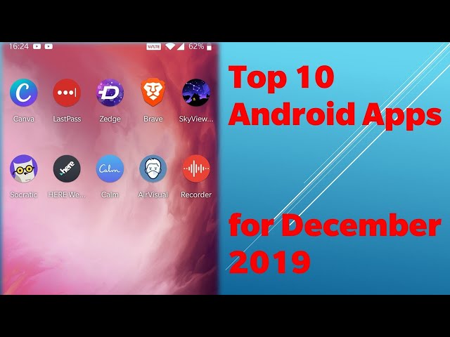 Top 10 Best Android Apps 2019 - December