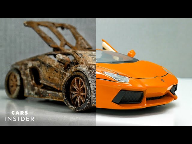 How A Rusted Toy Lamborghini Is Restored | Cars Insider