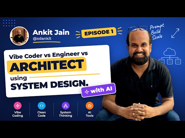 System Design Explained - HLD vs LLD, CAP, Scaling, Security | System Design with AI -  [Ep-1]