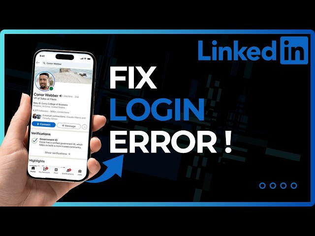 How to Fix LinkedIn Login Error Step by Step !