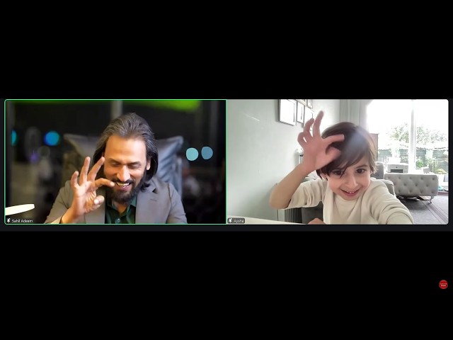 The Cutest Student in Sahil Adeem’s Session | Meet 5-Year-Old Ali @SourceCode-Academia