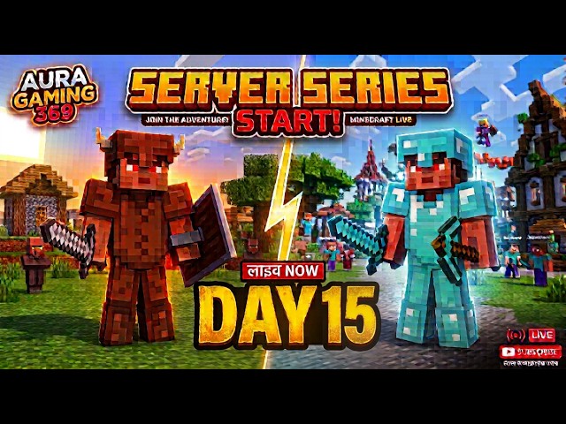 Minecraft Survival DAY 15 LIVE! Get Ready🪵✍️🔴