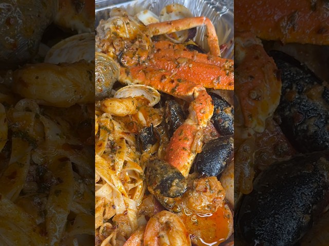 Seafood boil #seafoodboil l#noodles #seafood #seafoodlovers