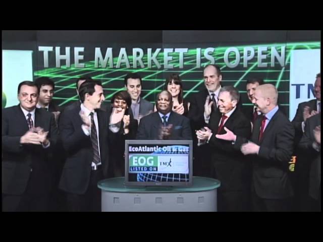 Eco (Atlantic) Oil & Gas (EOG:TSX-V) opens TSX Venture Exchange, January 24, 2012.
