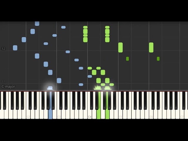 Boogie Woogie 3 Very Slow Practise version Piano tutorial (Synthesia)