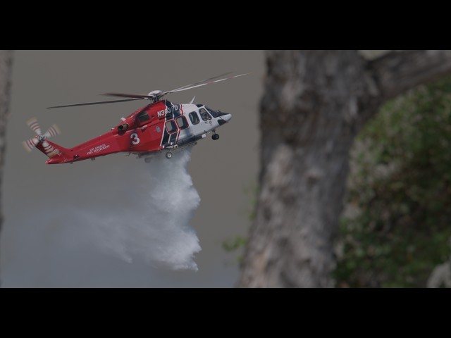 40 Acre Three Alarm Brush Fire in Burbank (Walnut Incident)￼