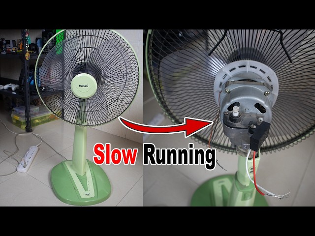 Electric Fan Running Slow? How to Repair Slow Running Electric Fan Hatari