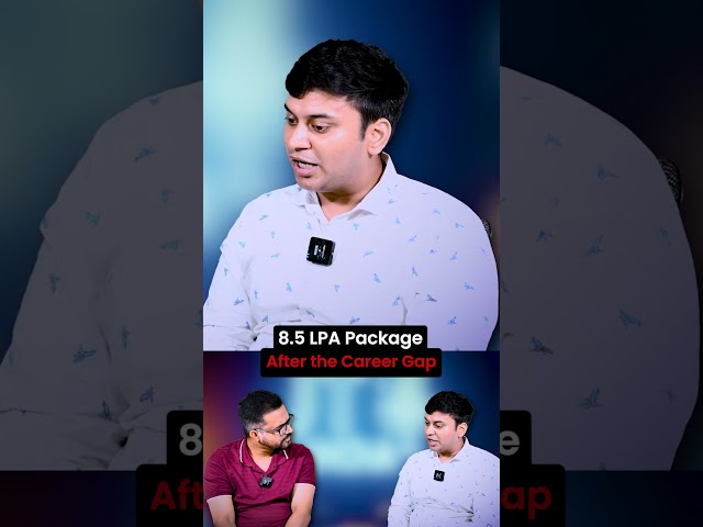 How He Got an 8.5 LPA Package After a Career Gap | JTCINDIA | SOM SIR