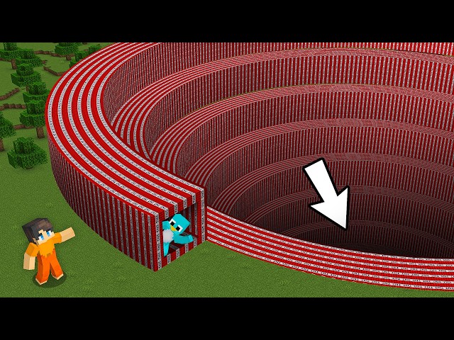 I Found the Largest SPIRAL TNT PIT in Minecraft