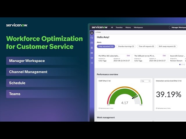 Workforce Optimization for Customer Service