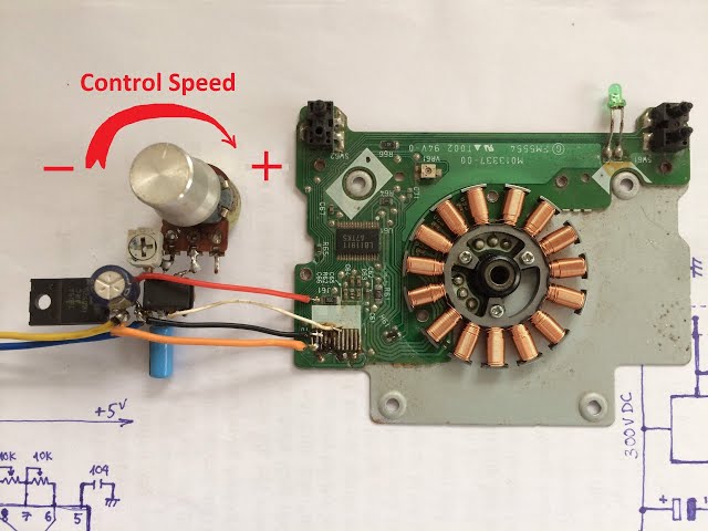 How to make brushless motor run and control speed ? BLDC motor controller