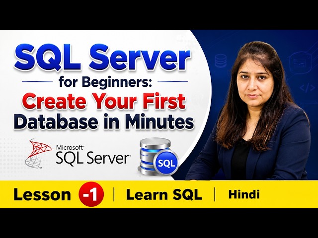 SQL Tutorial for Beginners | Introduction and Database Creation |  Learn SQL | Lesson - 1